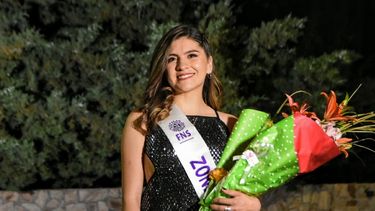 Florencia Barros es la embajadora departamental de Zonda