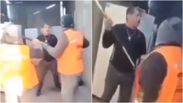 Video: feroz discusión en Chimbas entre un vecino y empleados municipales por la poda de árboles