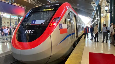 Se inaguró en Chile el tren más rápido de Sudamérica