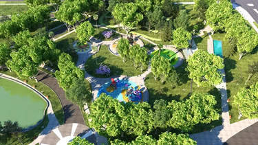 Así se prevé que quede el lago del Parque de Mayo de San Juan luego de la intervención que se dará este año para ponerlo en valor.