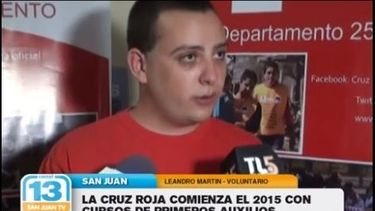 La Cruz Roja lanzó sus cursos de primeros auxilios