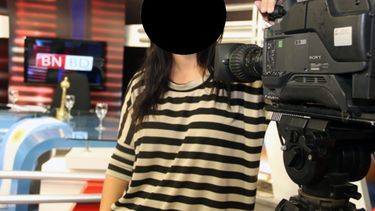 Video: el desopilante choque de una periodista local