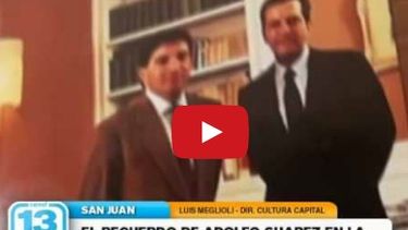 El recuerdo del ex presidente Adolfo Suárez en la memoria de un sanjuanino