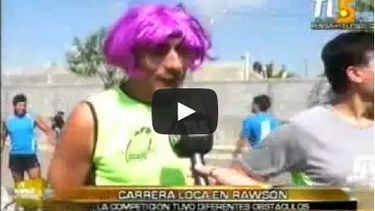 Gran cantidad de competidores en la carrera loca de Rawson
