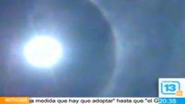 El sol ofreció un paisaje diferente este viernes