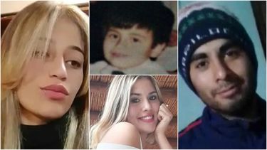 Natacha Yáñez (izquierda), en el centro, David Pereyra y Ayelén Castro, y Emanuel Pizarro Gómez (a la derecha).