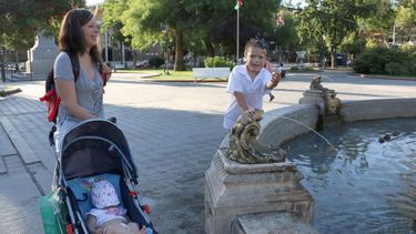 Los 40 grados no esperaron hasta el fin de semana