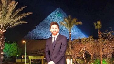 Messi en Egipto.