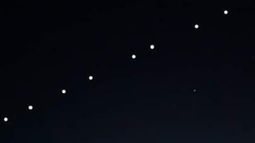 El espectáculo que preocupa a los astrónomos se vio este martes en el cielo de San Juan