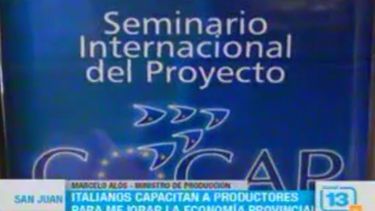 Académicos italianos capacitaron a productores locales