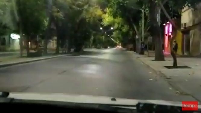 Primer día de cuarentena por coronavirus: la Libertador en hora pico, un silencio de misa