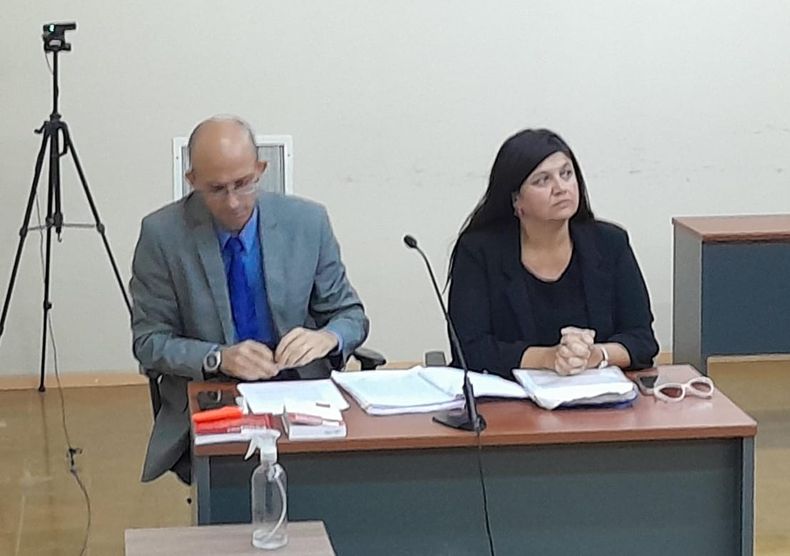 Fiscal ayudante Emiliano Pugliese y la fiscal Daniela Pringles, miembros de UFI CAVIG.