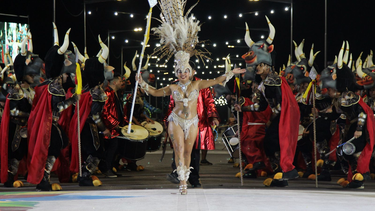 La Agrupación Imperio, ganadora del Carnaval de Chimbas.
