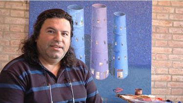 Conocé al artista sanjuanino que le vendió un cuadro a un Beatle