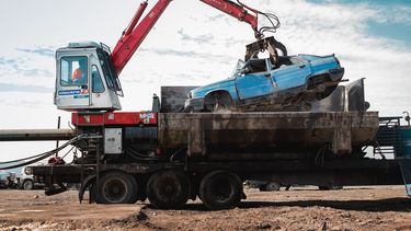 El último proceso de desguace y compactación de vehículos en el Depósito Judicial se hizo en enero de 2021.