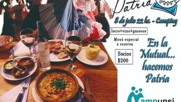 La Mutual UNSJ hace una peña patria y te regalamos una opción