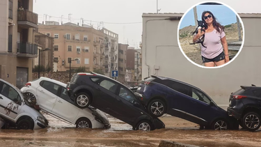 El drama de Beatríz, la sanjuanina en Valencia que salvó su vida en medio de la correntada