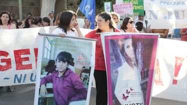 Familiares de las víctimas, los protagonistas de la marcha