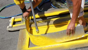 Tareas de señalización en la Ruta Nacional 149 y 150