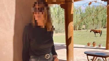 Una famosa conductora, encantada con los paisajes de Barreal
