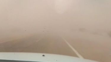 Video: el viento Zonda, fuerte en la ruta que une Jáchal con Ischigualasto