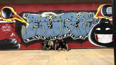 Mansión calamar, donde la pintura cobra vida