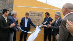 Con promesa de ampliación inauguraron el Parque Industrial de Pocito