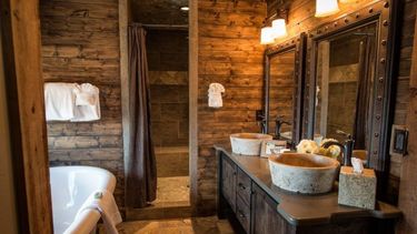 Deco ideas para un baño de estilo rústico
