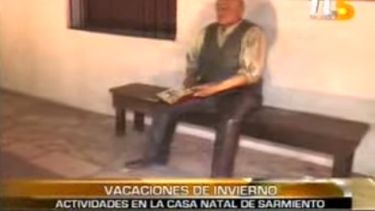 En la Casa Natal de Sarmiento, juegos y cata de vinos