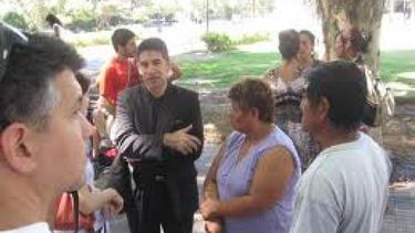 Familiares de policías se manifestaron en la plaza Trinidad