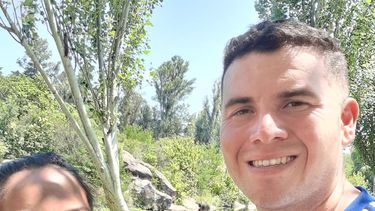 La desgarradora despedida de la esposa del penitenciario que murió en un accidente en Pocito