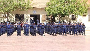 Efectivos policiales cerraron el ciclo lectivo