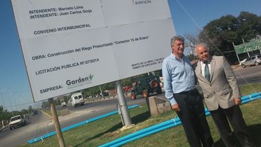 Intendentes supervisaron avance de obras en el Conector Sur