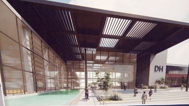 Mirá cómo será el nuevo edificio que hará el Estado atravesado por un canal en pleno centro