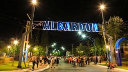 Con la inauguración de tres obras, Albardón festejó su aniversario
