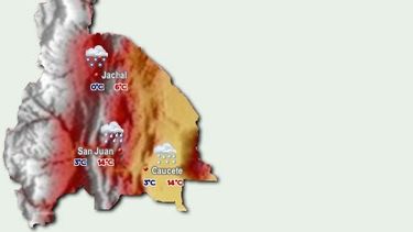 Anuncian lluvia y máxima de 14 grados