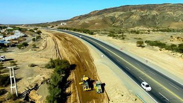 Un twit que da estímulo a la autopista San Juan - Mendoza