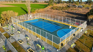 San Martín inauguró el Playón Polideportivo José Máximo Cabrera