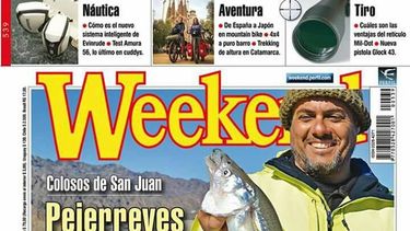 Los grandes pejerreyes del Dique Cuesta del Viento fueron tapa de una revista nacional