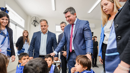 Marcelo Orrego inauguró dos edificios escolares en Pocito