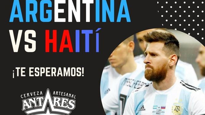 Alentá a la Selección en Antares con una buena cerveza