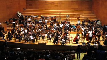 La música orquestal de la mano de los jóvenes hizo punta en San Juan