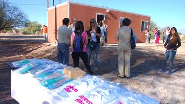 Sarmiento: Entregaron los primeros módulos habitacionales