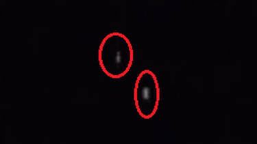 En Calingasta hablan sobre la aparición de luces extrañas en la cordillera: el video