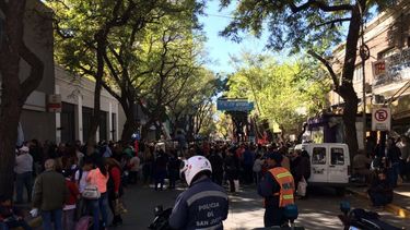 Cortan el microcentro por el sistema de facturación de luz