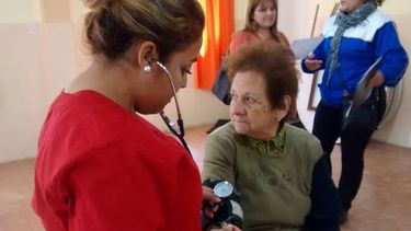 La Carpa Sanitaria pasó por el barrio Retiro