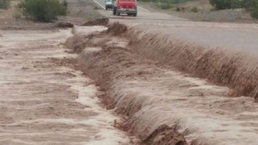 La Ruta 150 transitable y el paso a La Rioja complicadísimo