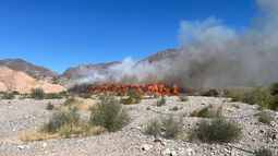 Grave incendio en el PTA: se habría iniciado en un sector donde se acumulaban cubiertas Grave incendio en el PTA: se habría iniciado en un sector donde se acumulaban cubiertas