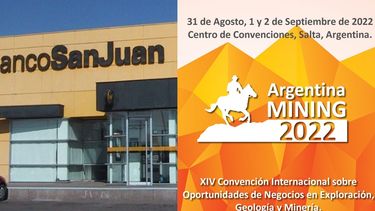 Banco San Juan será sponsor de la Argentina Mining 2022