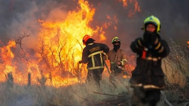 El Viento Zonda provocó diferentes focos de incendio en la provincia.